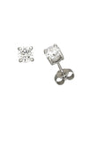 Sterling Silver 5mm Cubic Zirconia Stud Earrings